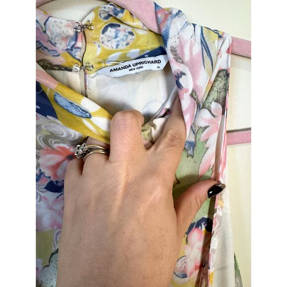 NEW NWT Amanda Uprichard Sandrine Mini Dress in Polaris Size XL - Picture 7 of 9